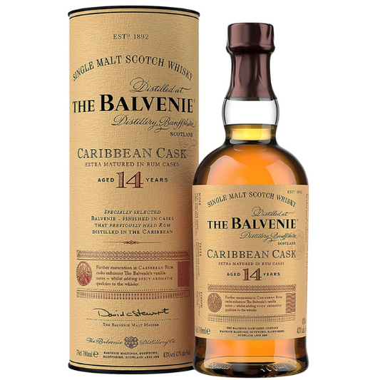 BALVENIE CARIBBEAN CASK 14YR 750ML