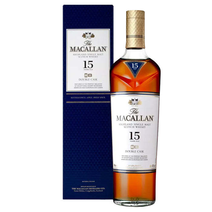 MACALLAN **15YR** DOUBLE CASK 750ML