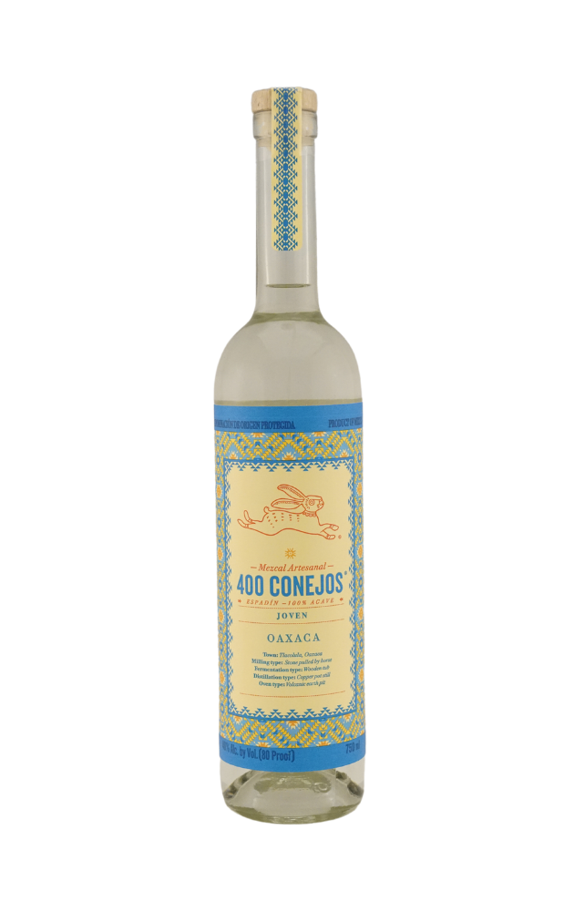 400 Conejos Mezcal, Joven (750ML)