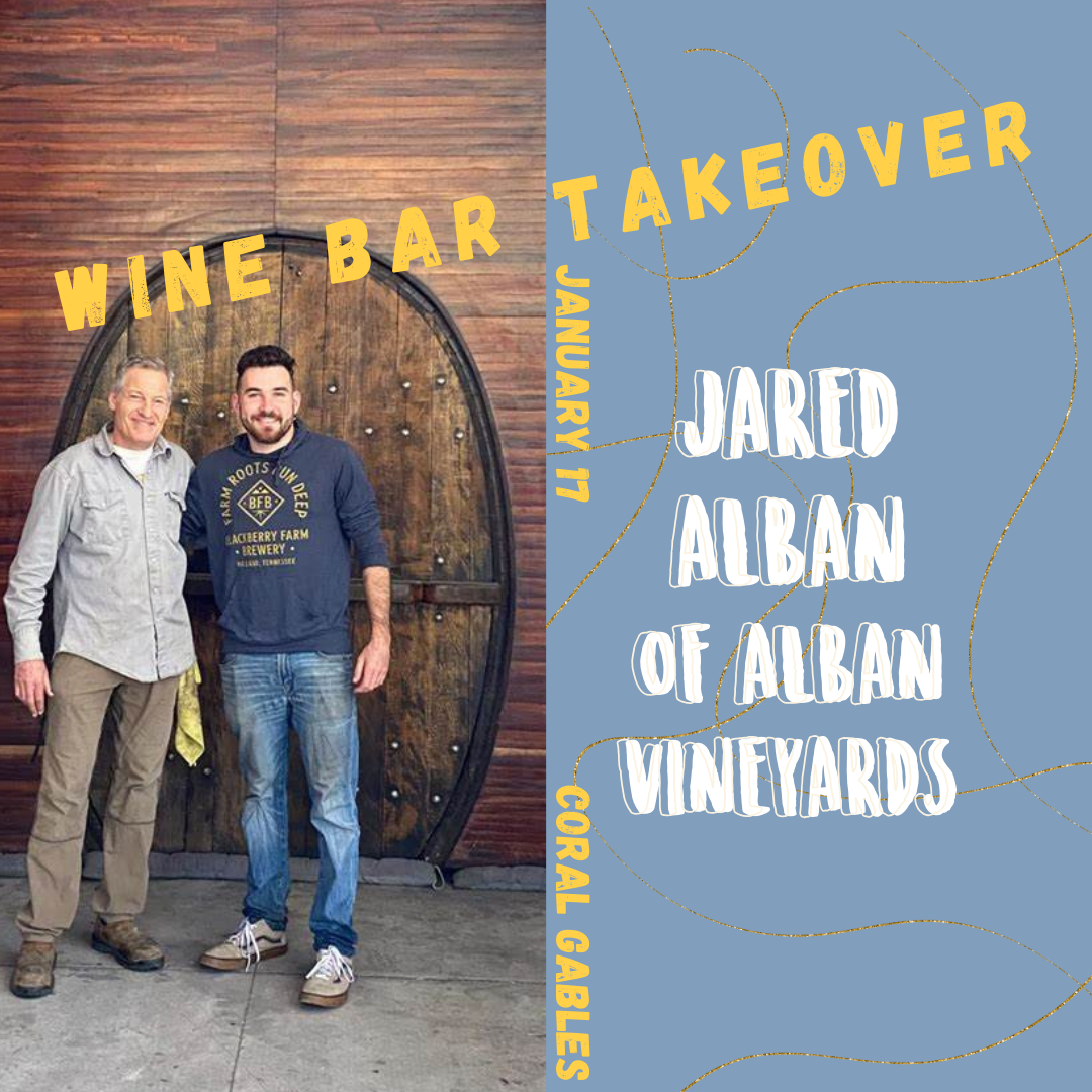 Wine Bar Takeover: Alban Vineyards