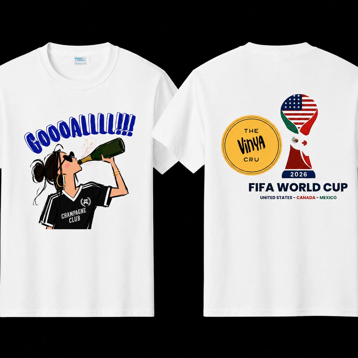 T-SHIRTS WORLD CUP VINYA *GIRL* (EA)