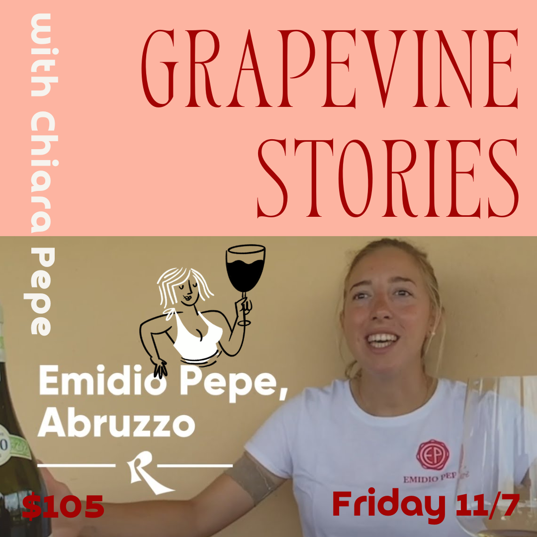 GRAPEVINE STORIES WITH CHIARA PEPE (EA)