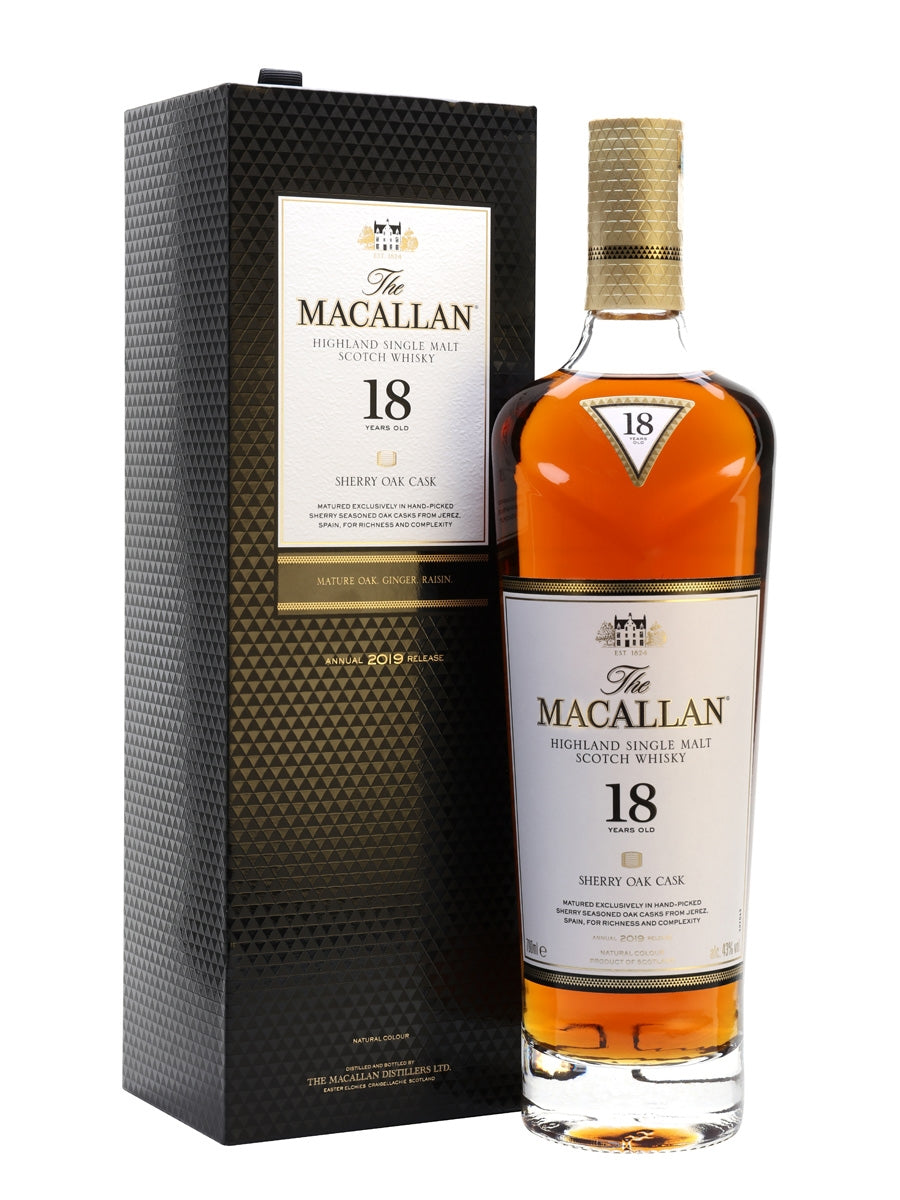 The Macallan 18YR Sherry Oak Cask (750ML)