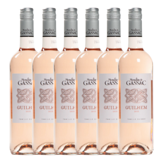 6PK MOULIN DE GASSAC ROSE 750ML
