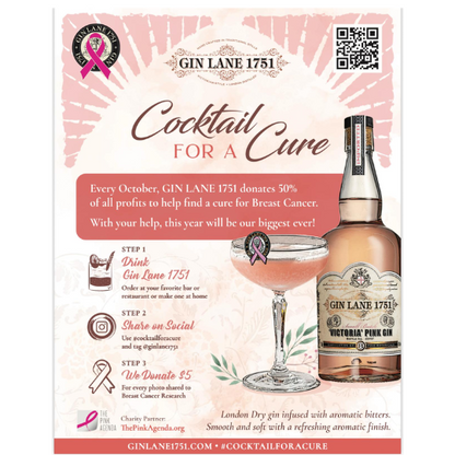 GIN LANE 1751 VICTORIA PINK 750ML